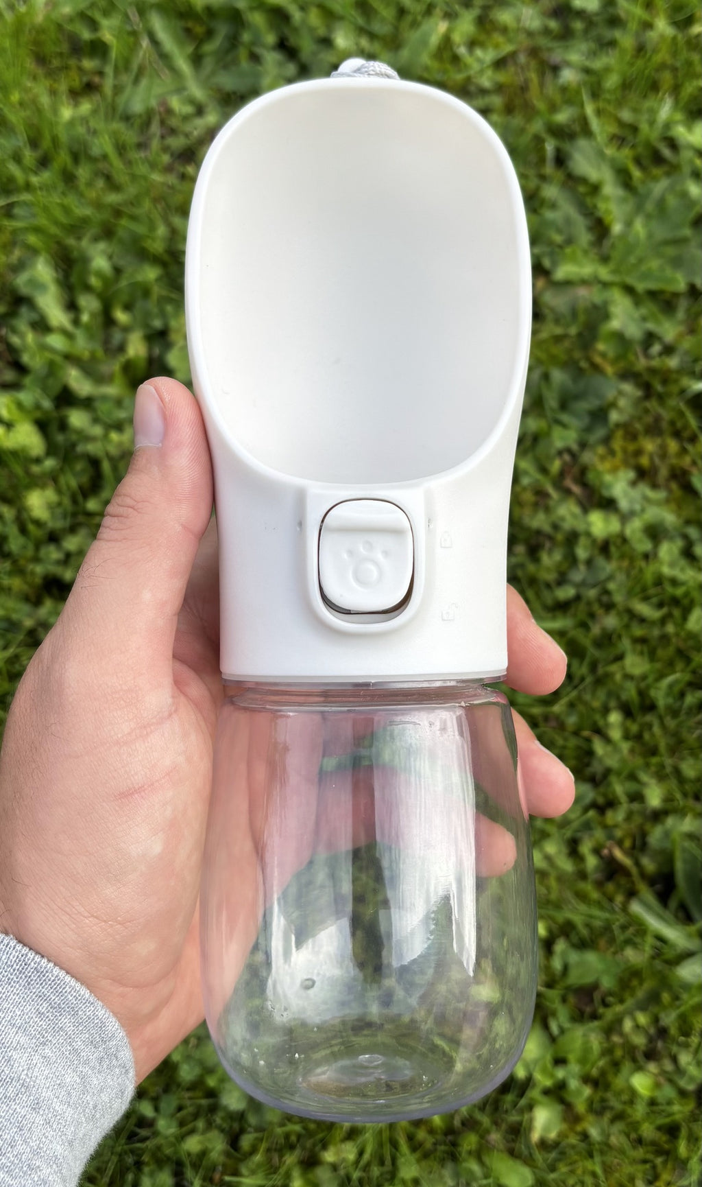 Gourde pour chien 300 ml tenue en main, format compact pour la balade